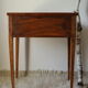 Old schoolboy walnut desk
