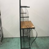 Wrought iron shelf