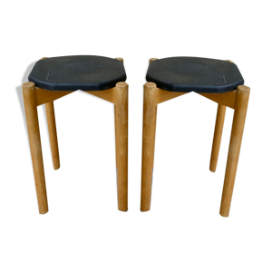 paire de tabourets en