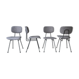 SERIES OF 4 CHAIRS - WILLEM GISPEN - EARLY 60