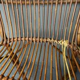 Pair of rattan armchairs 1930