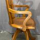 Fauteuil de bureau américain canné époque 1900