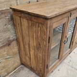 Ancien vaisselier en teck birman