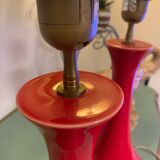 Lampes à pied tam tam  rouge