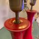 Red tam tam floor lamps