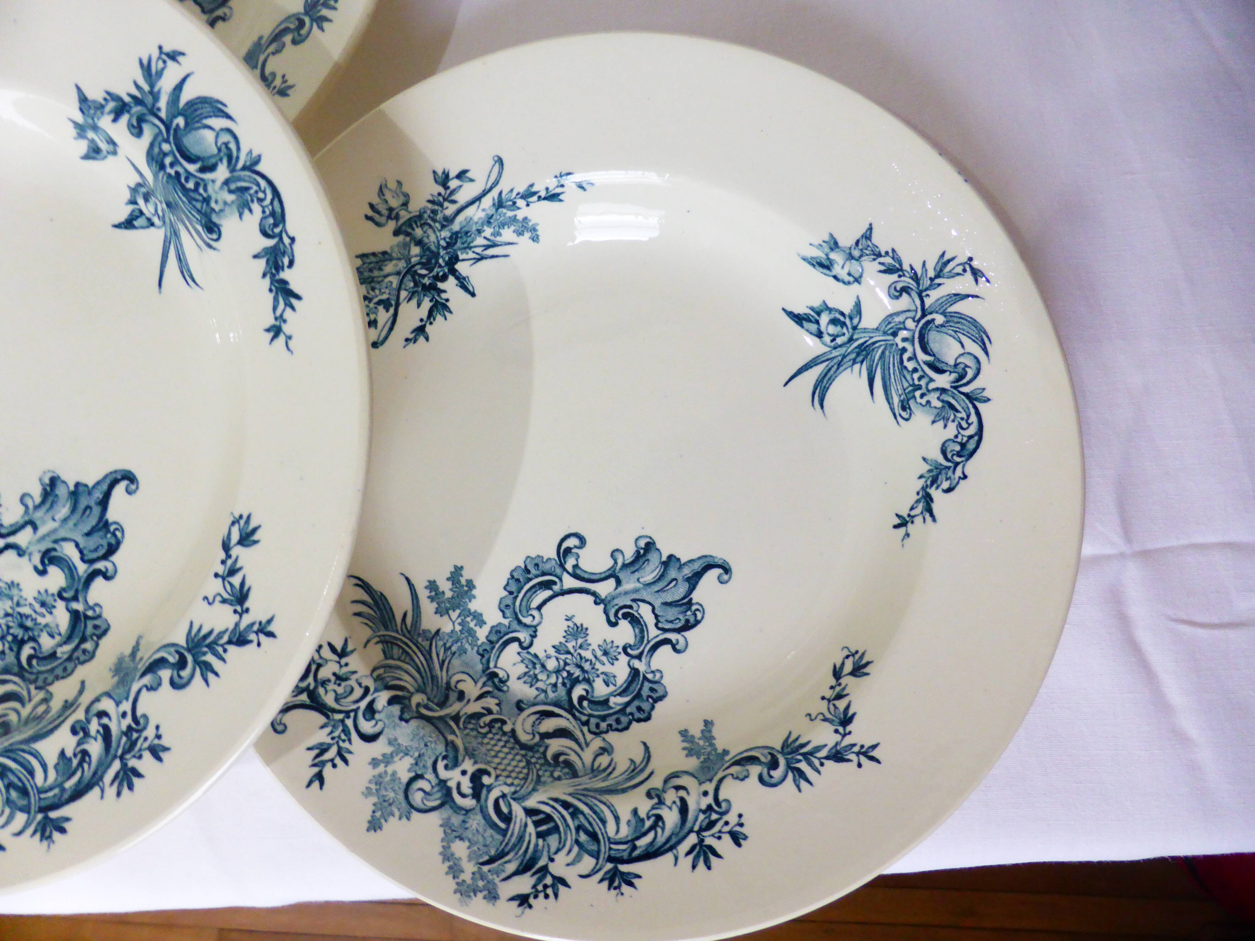 4 vintage deep plates from BFK model Regent 220522