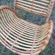 Vintage rattan armchair by Dirk Van Sliedregt for Rohe Noordwolde.