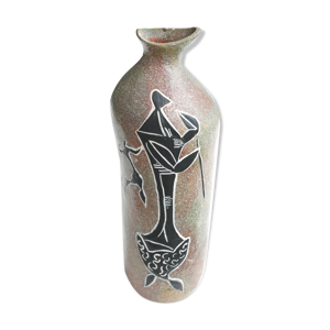vase en céramique peinte,