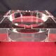 Art Deco crystal ashtray, in its presentation box, in new condition.