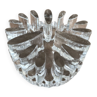 Vintage glass trivet