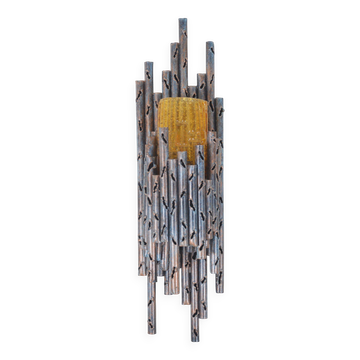 Applique brutaliste conçue par Marcello Fantoni, années 1960