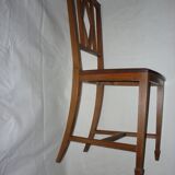 Set chair with small marquetry