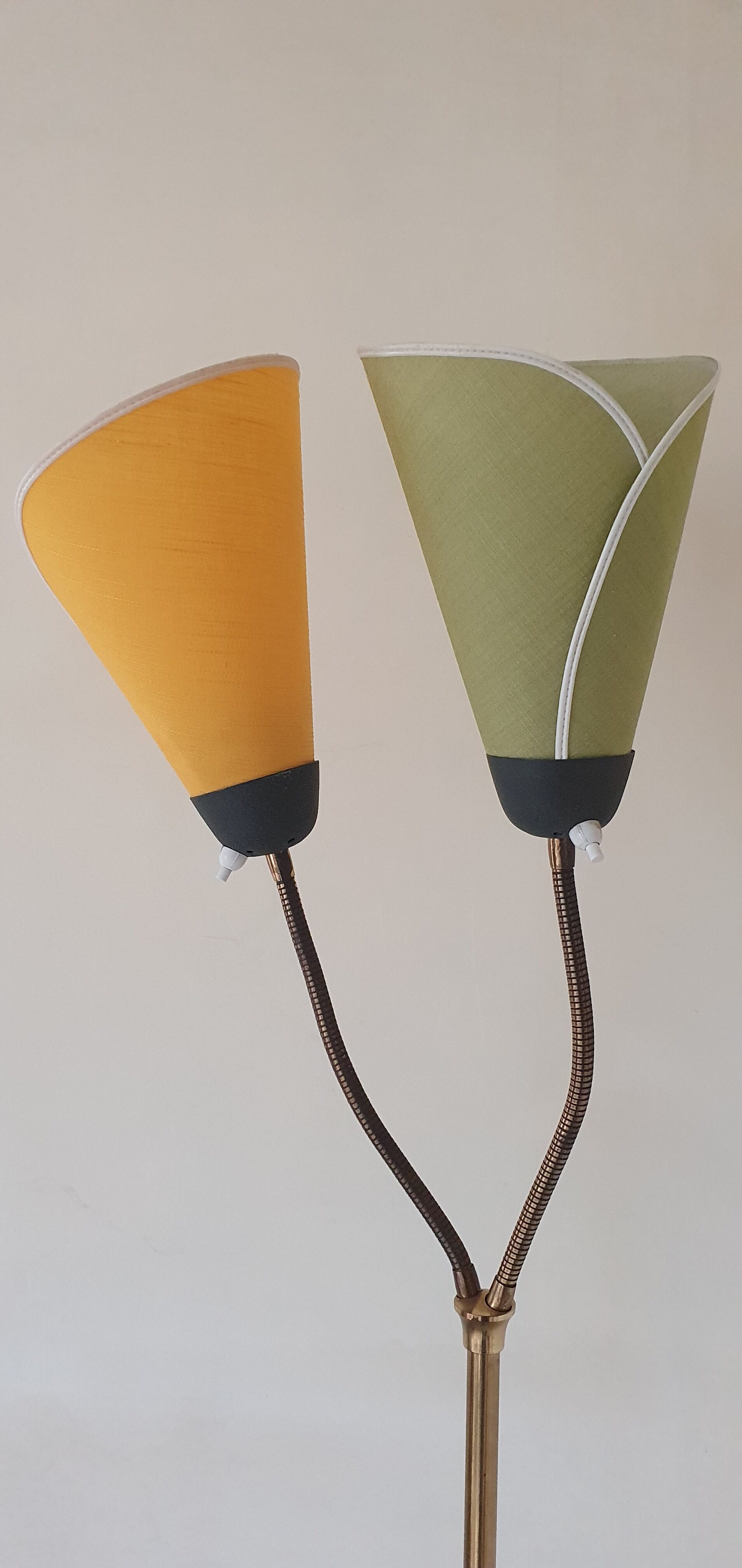 Adjustable floor lamp from the 1950s to 1960s