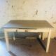 1930s country table/bistro table in its pattine