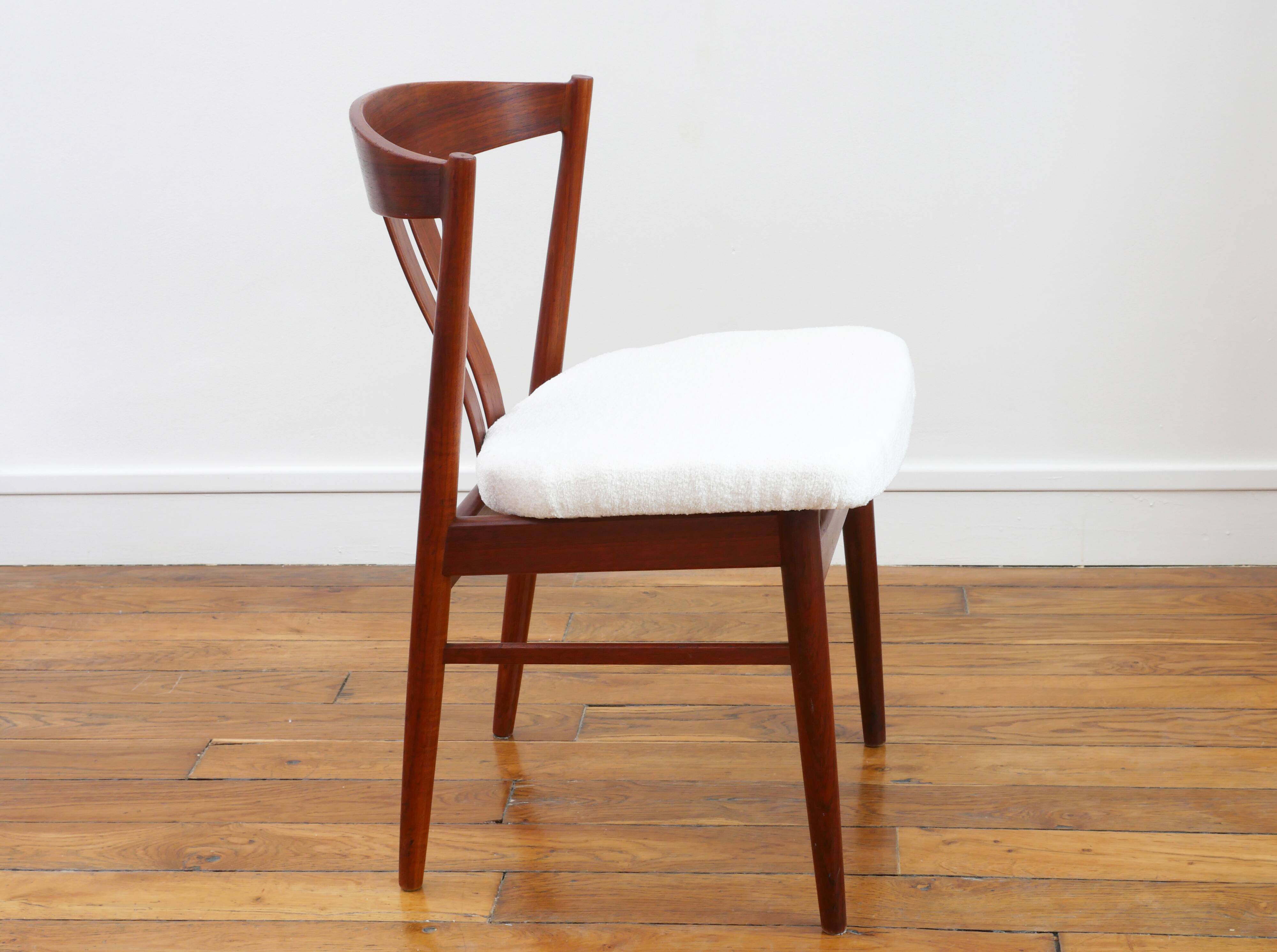 Teak chair – Carl Ewent Ekstrom – Restored