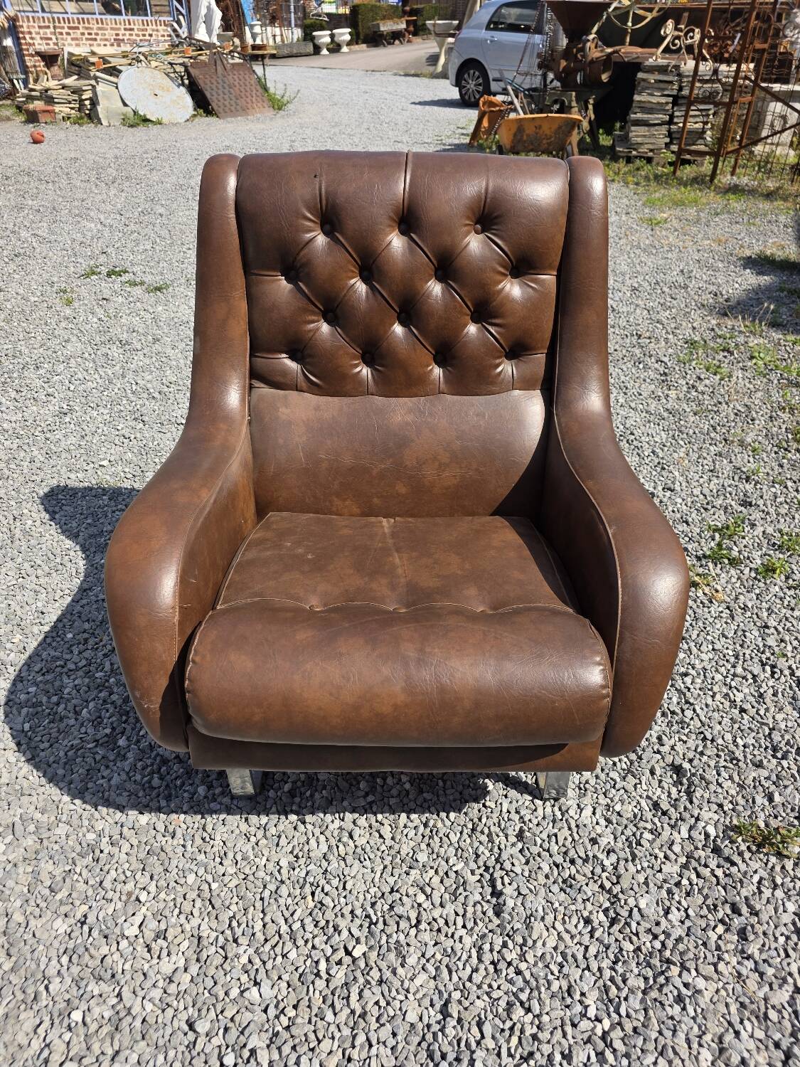 Fauteuil Varam pieds luge