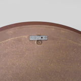 Beveled mirror round smoked glass with 2 shades, Italy