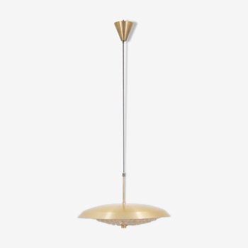 Brass Pendant Lamp by Carl Fagerlund for Orrefors, 1960s