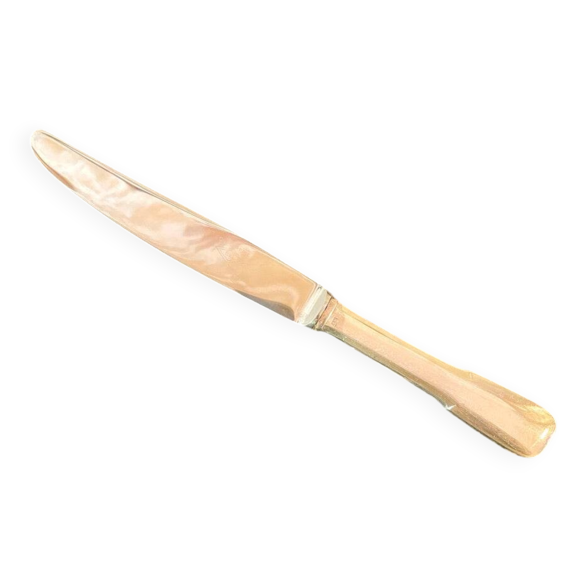 Set of 12 large Bel silver-plated knives