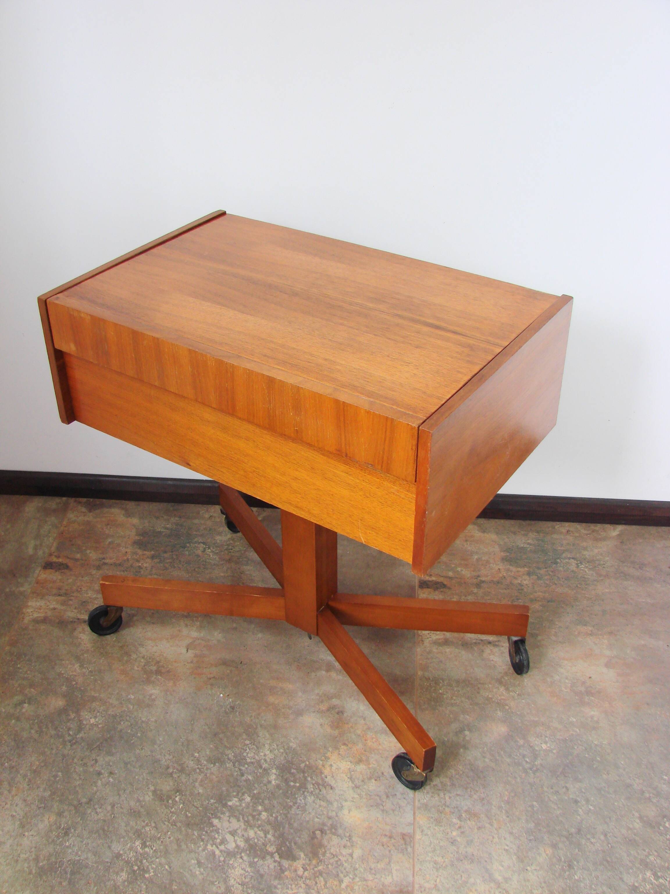 A small cabinet on castors, 1960s.