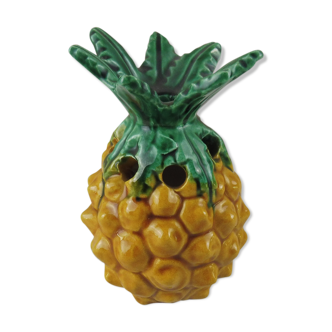 Ancien porte pique, forme ananas, de Vallauris, vintage