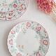 Set of 5 flat plates Churchill, Briar Rose