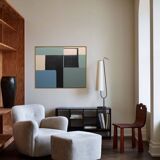 Original geometric painting