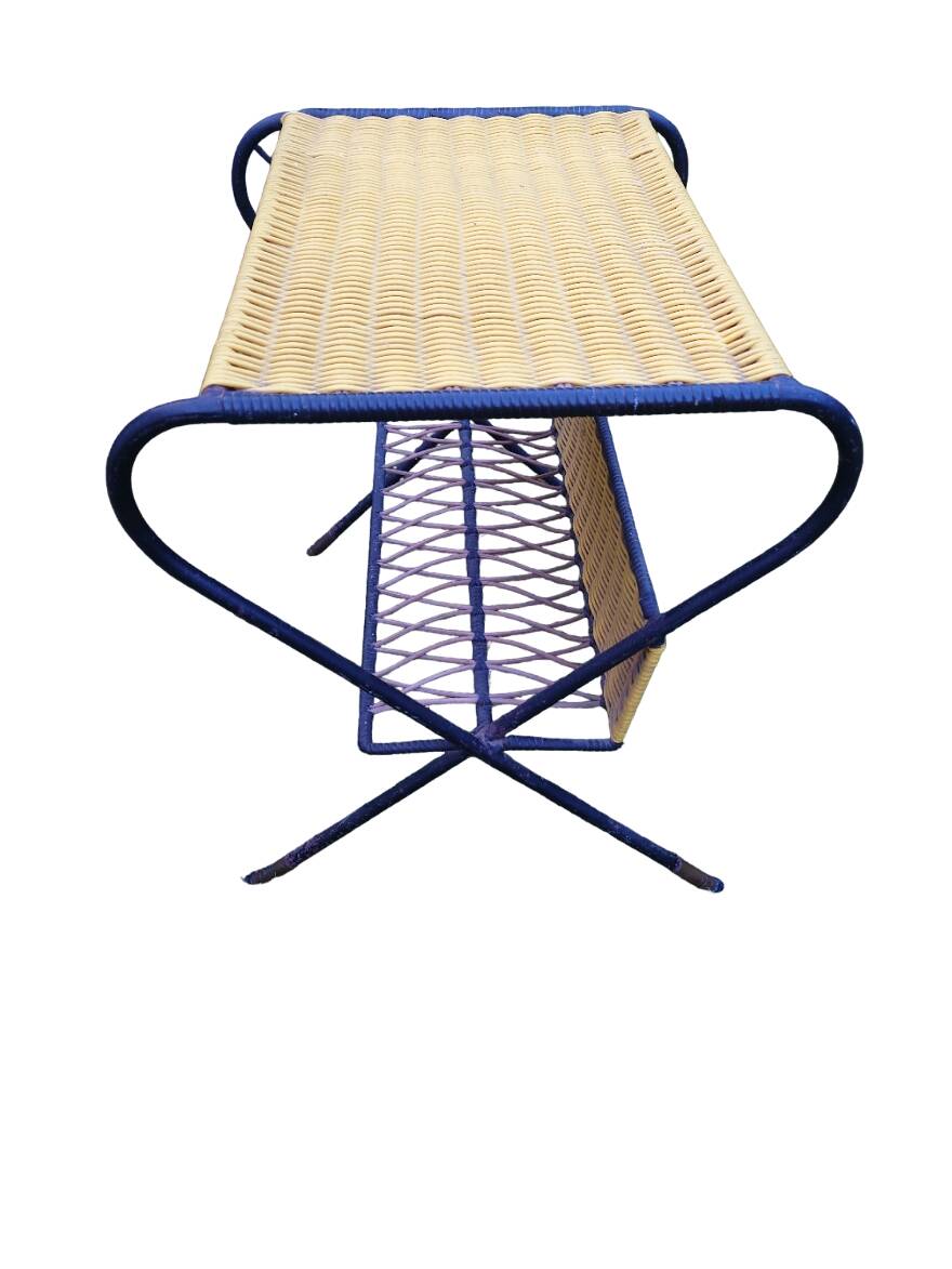side table magazine rack 1950/1970