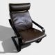 Fauteuil poäng par noboru nakamura pour ikea –circa 1990