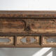 Console ancienne chinoise à entrelacs géométriques – Chine, vers 1900