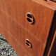Secretary vintage foot compass veneer wood