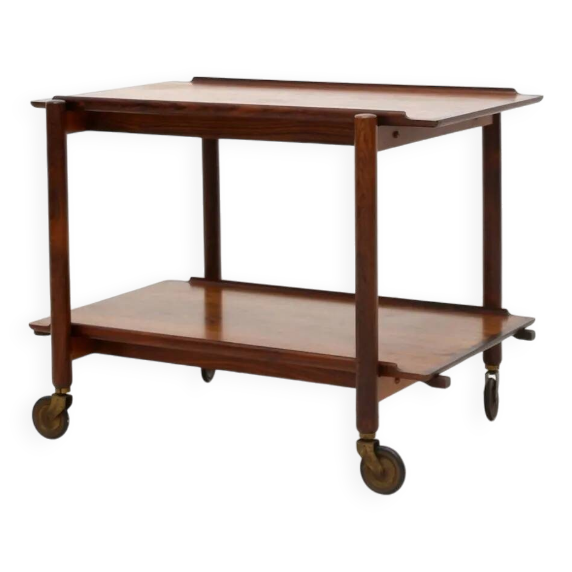 Chariot de bar modulaire en palissandre par Poul Hundevad pour Vamdrup