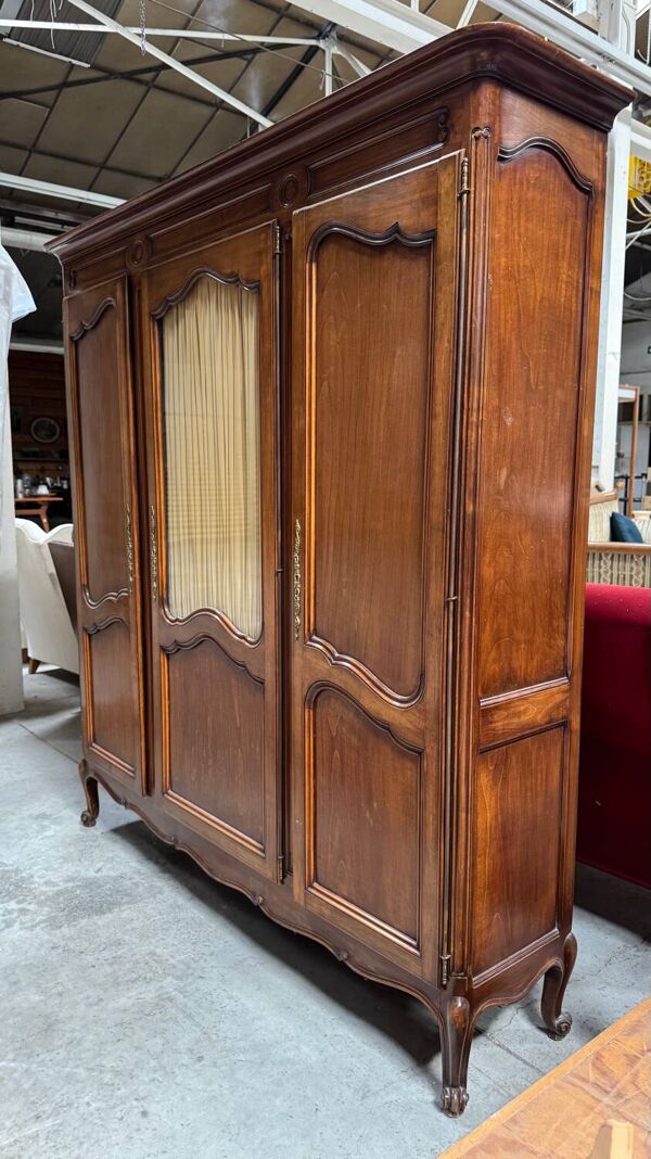 Bibliothèque en merisier 3P style LXV