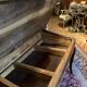 Antique French Writing Desk in Oak with Cabriole Legs, 1800s