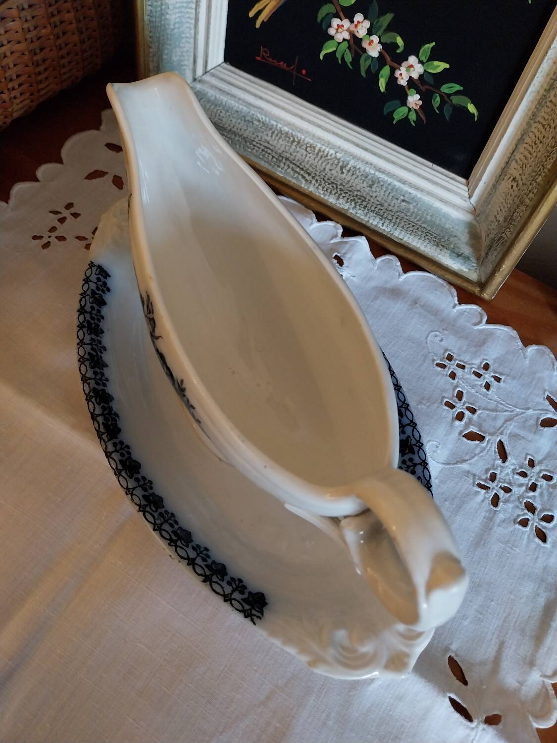 Iron earth gravy boat, Onnaing Nord Moisson model