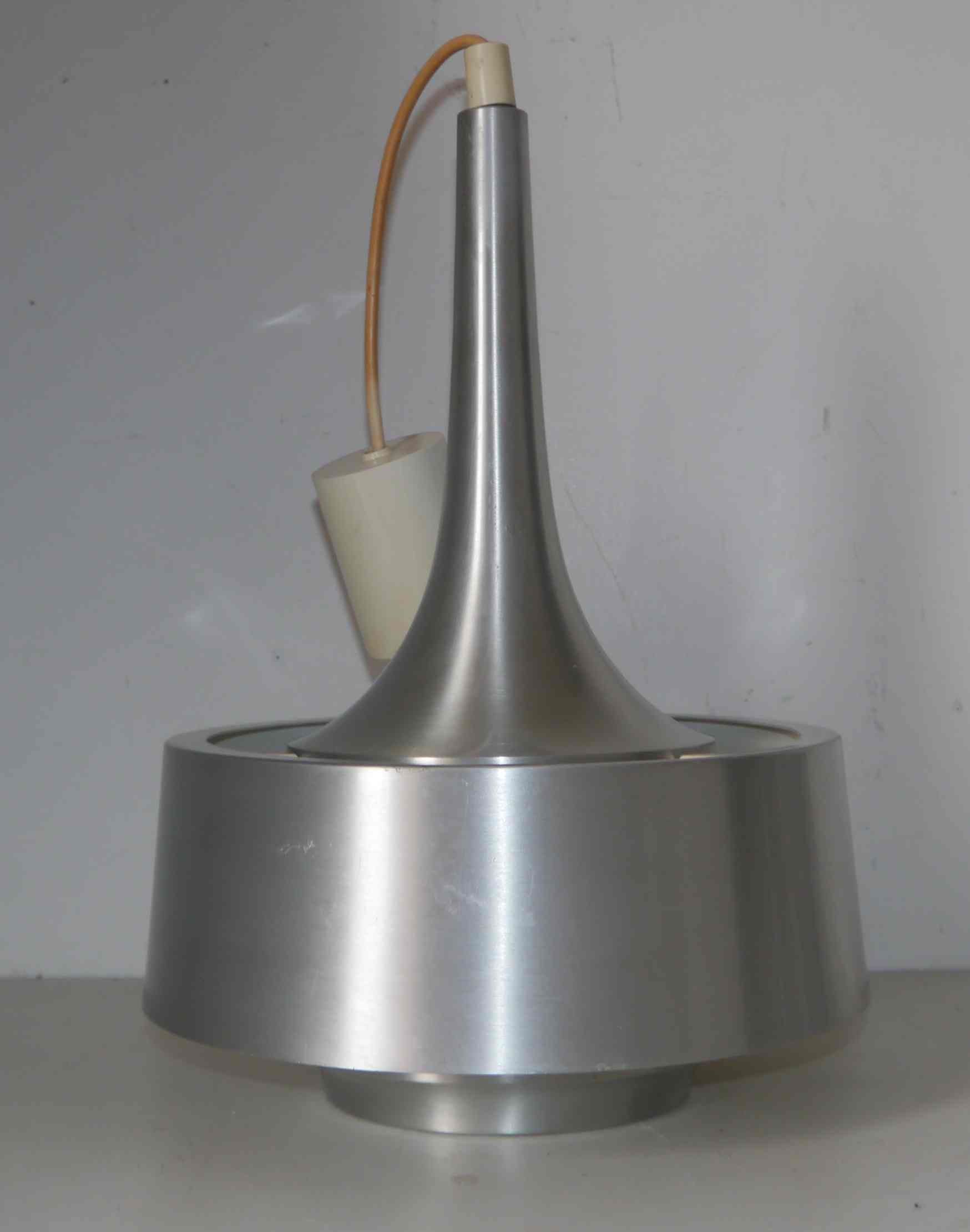 Suspension 70's Scandinavian style brushed aluminum