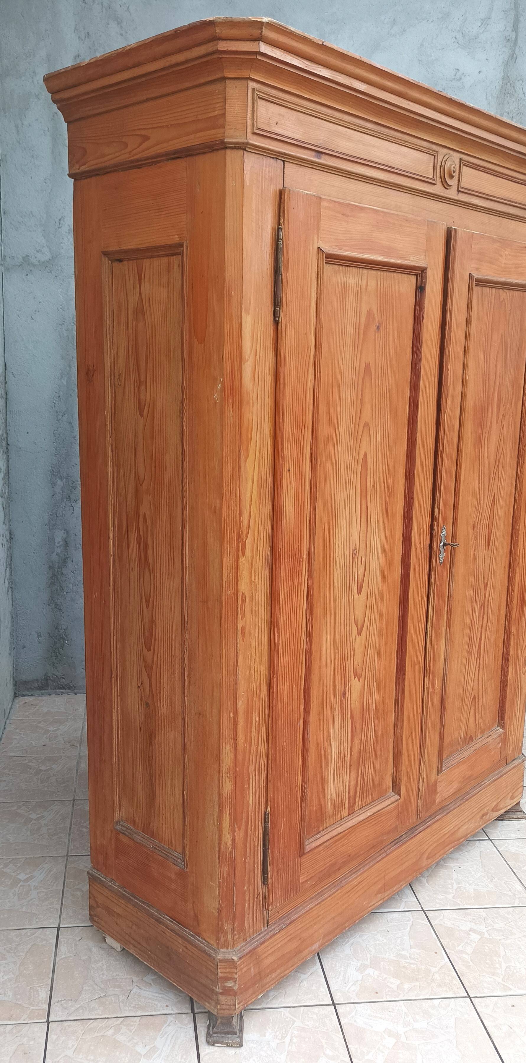 19th century larch mountain chalet wardrobe