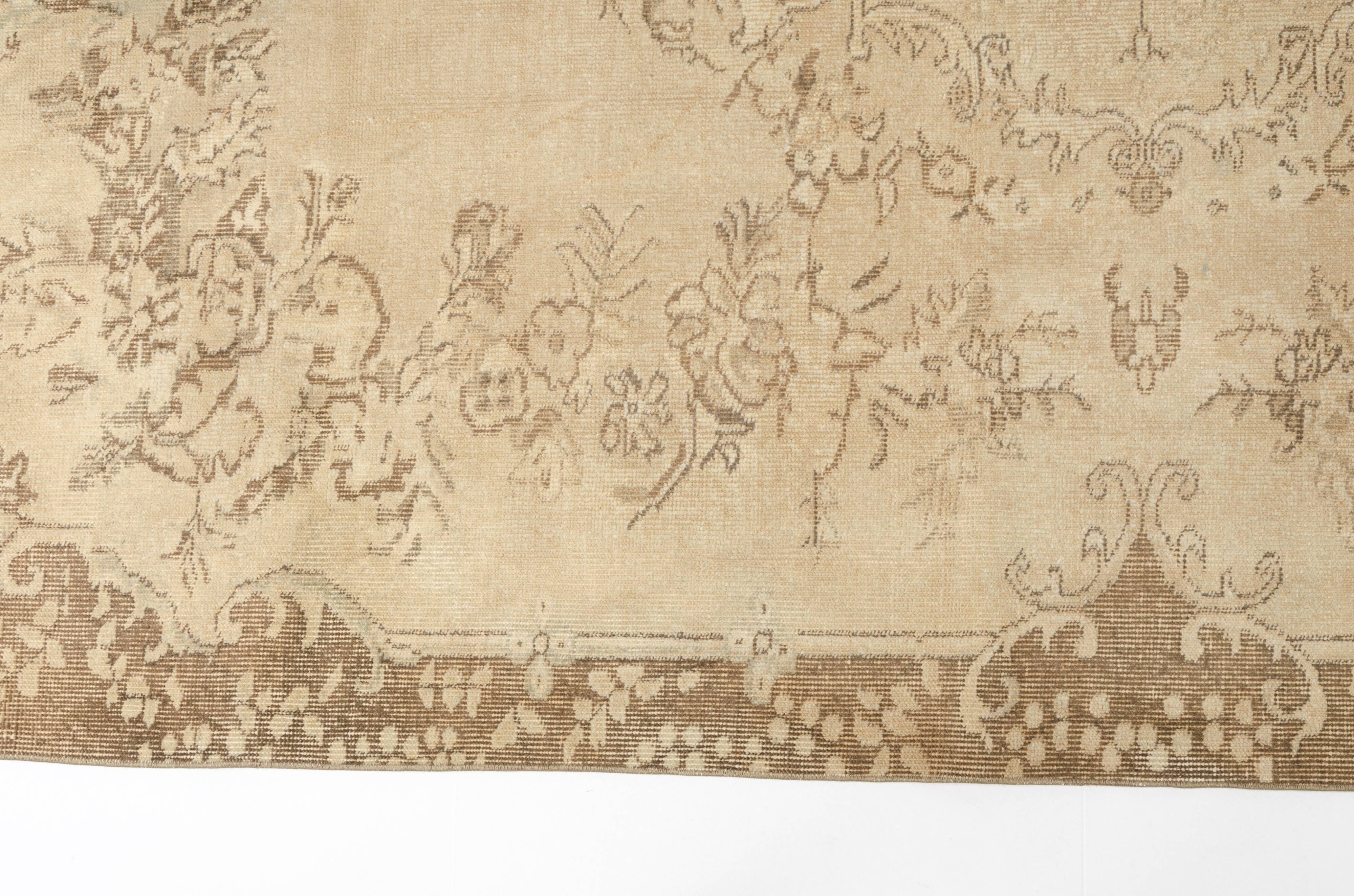 Bige Handknotted Floor Rug sku-2336