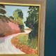 Original Danish Oil on Canvas – “Varm dag, Frankrike”  by Bente Bjerregaard