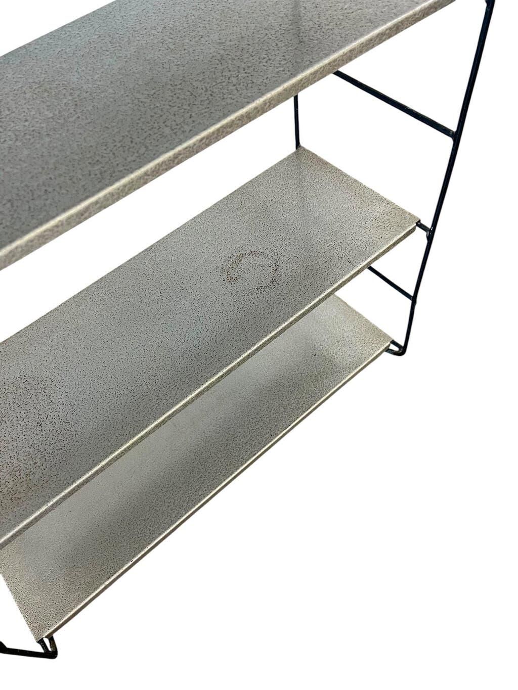 Vintage metal wall shelf/shelf/coatrack