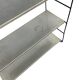 Vintage metal wall shelf/shelf/coatrack