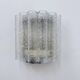 Mid-century glass tube Doria Leuchten wall lamp / sconce, 1970s