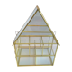 Vitrine laiton et verre