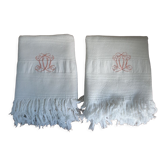 Monogram towels