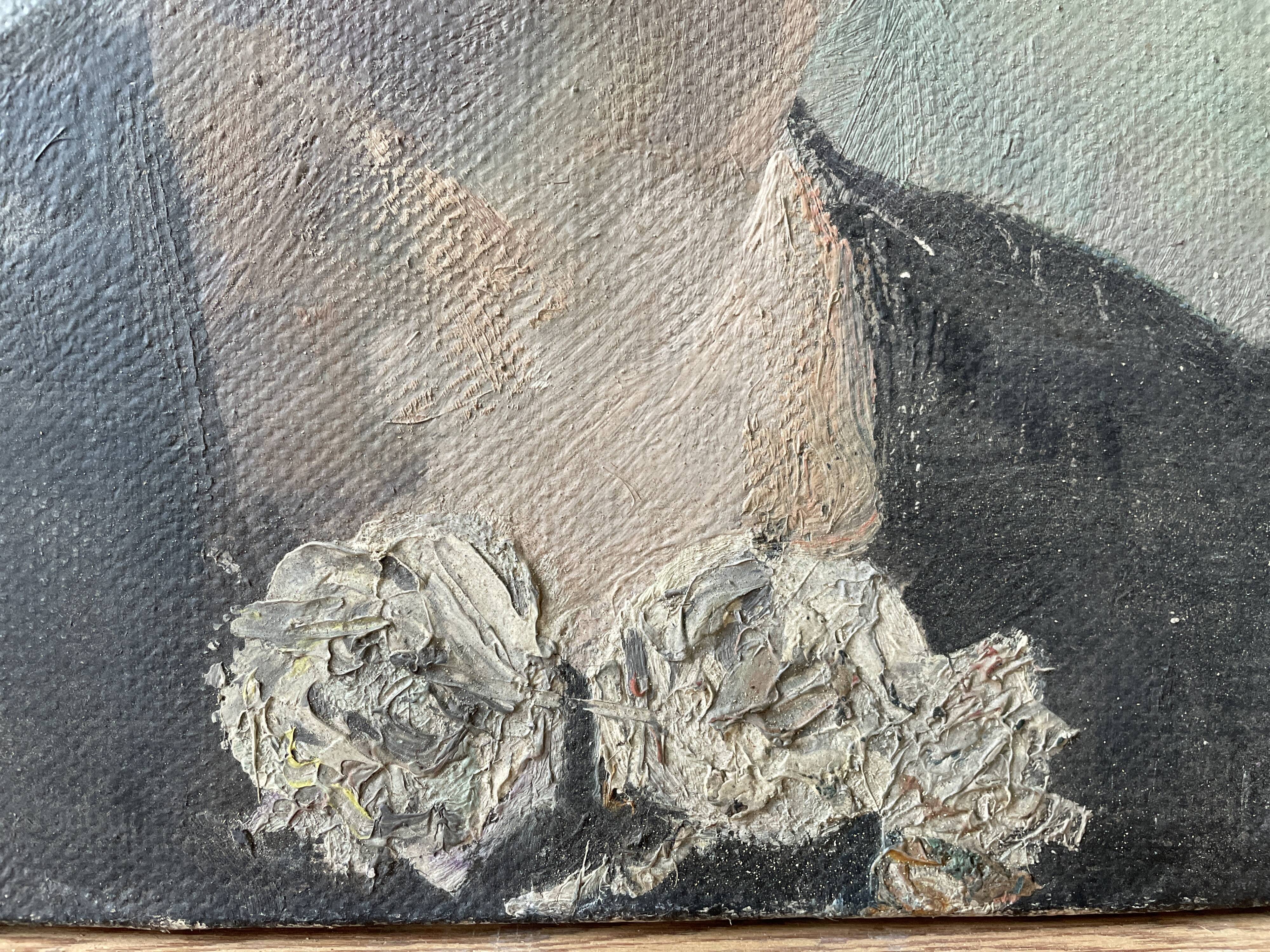 Old portrait painting, circa 1930