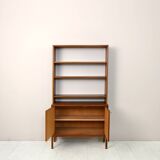 Scandinavian bookcase with cabinet