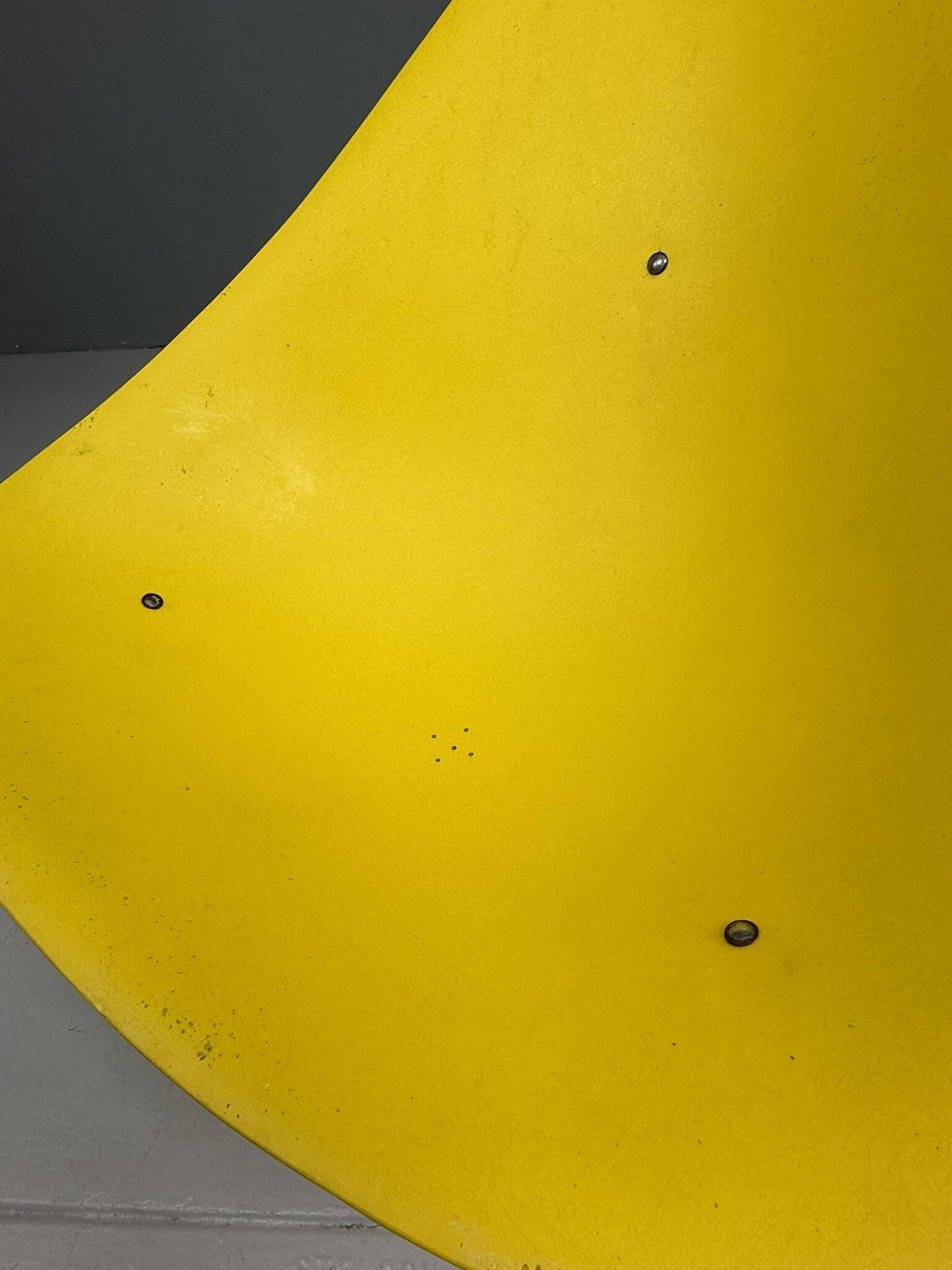 Yellow Tripod Lounge Chair by Ed Merat, France 1956