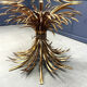 Gilt metal Coco Chanel dining table, 1960s