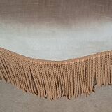 Ochre velvet armchair