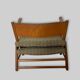 Scandinavian armchair bed from the 50s